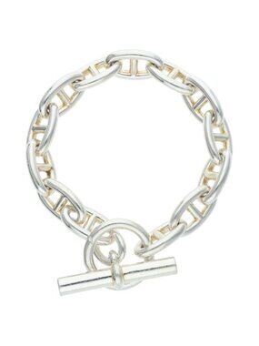 Hermes Chaine D'ancre GM Silver Bracelet